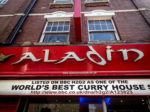 Aladin Brick Lane - indian restaurant in 132 Brick Ln, London