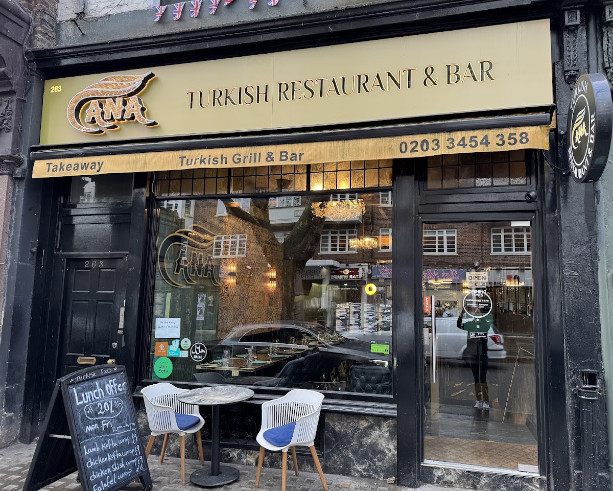 ANA Turkish Restaurant and Bar - turkish restaurant in 263 Old Brompton Rd, London