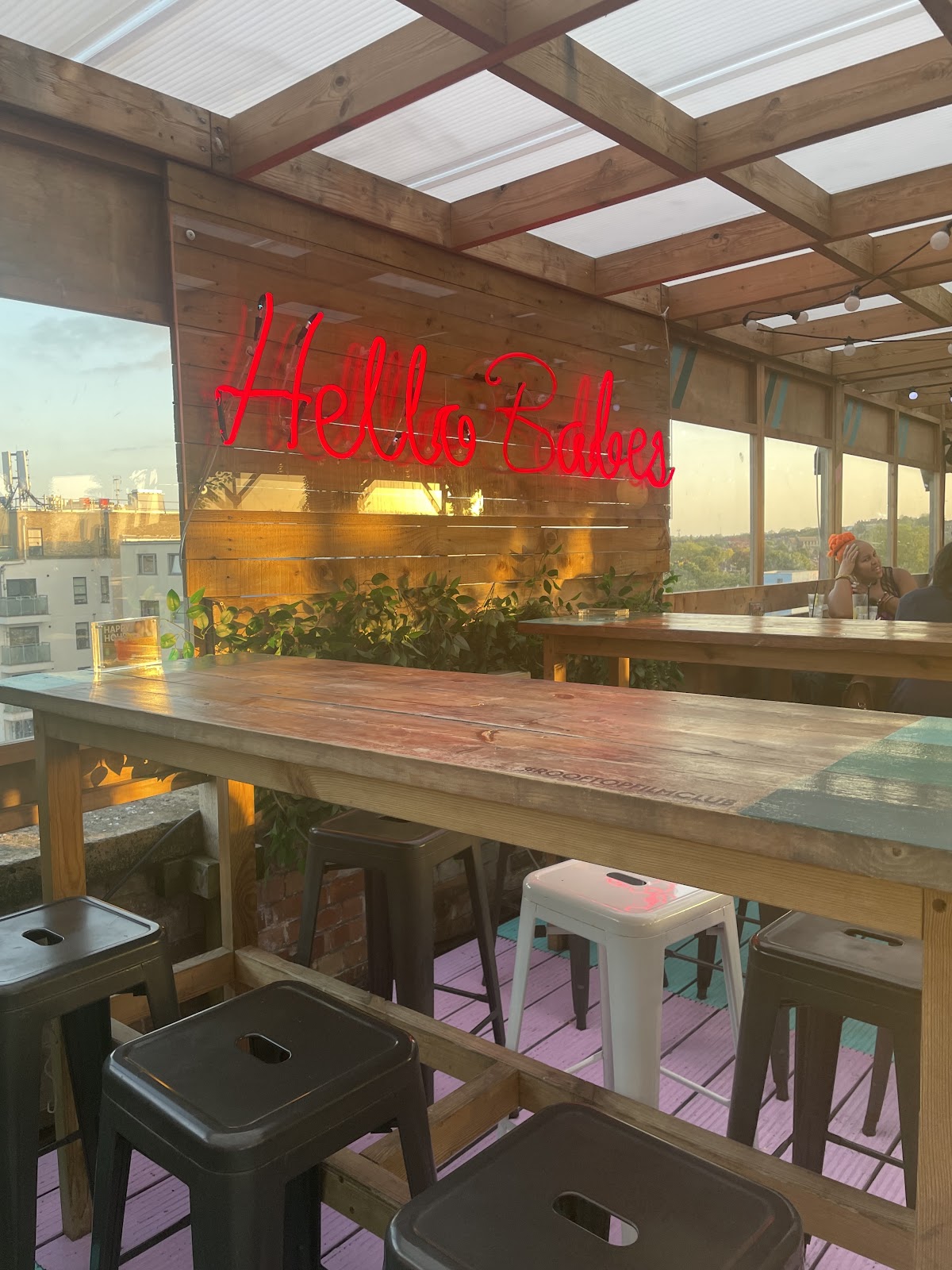 Bussey Rooftop Bar - mediterranean restaurant in Roof B, Bussey Building, 133 Rye Ln, London