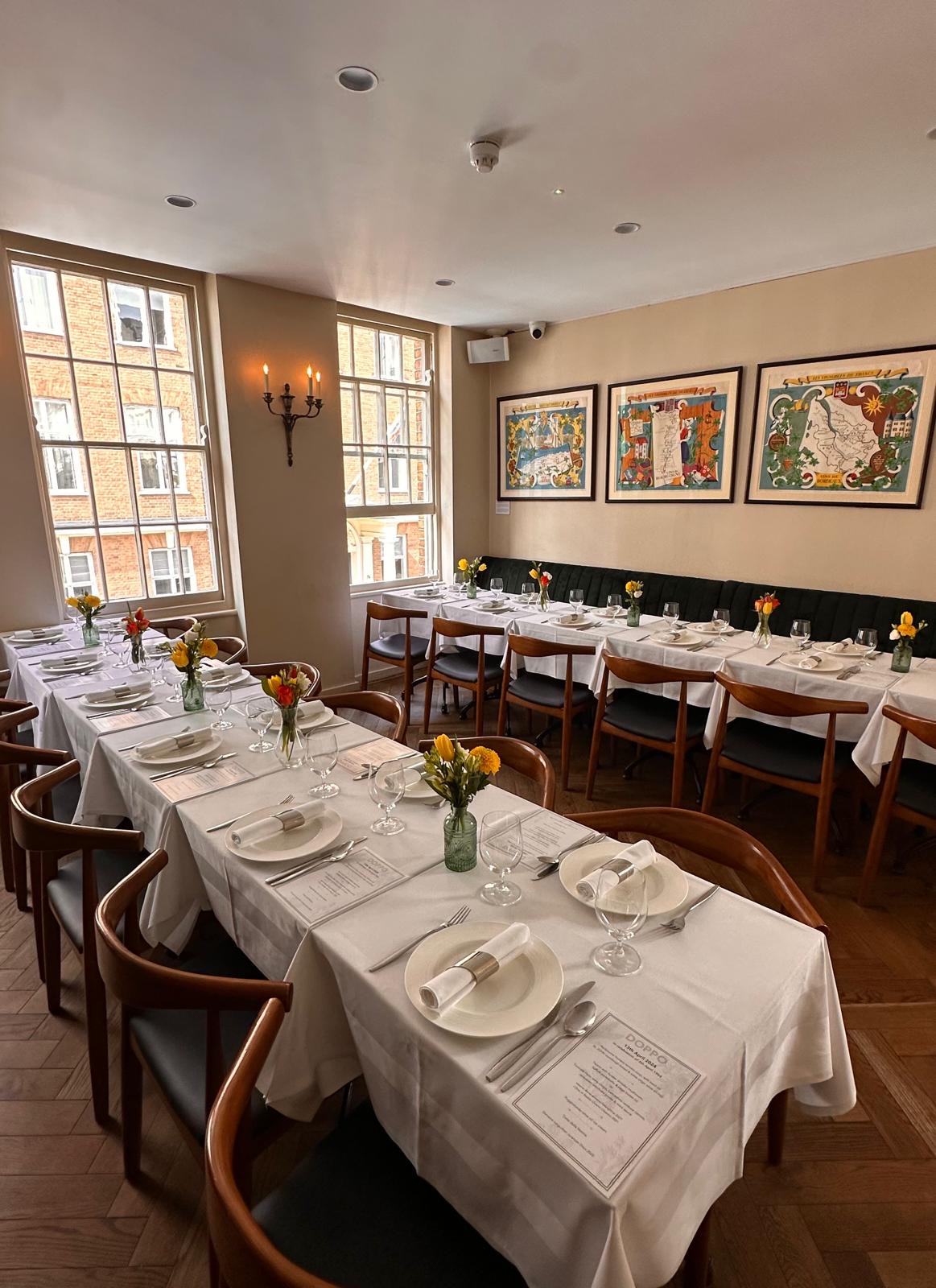 Doppo - italian restaurant in 33 Dean St, London